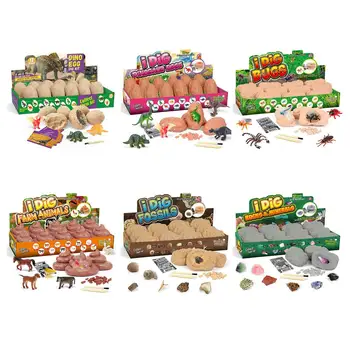 

Break Open Dino Egg Dig Kit Unique Dinosaur Eggs Discover Cute Dino Models Archaeology Science Learning Education