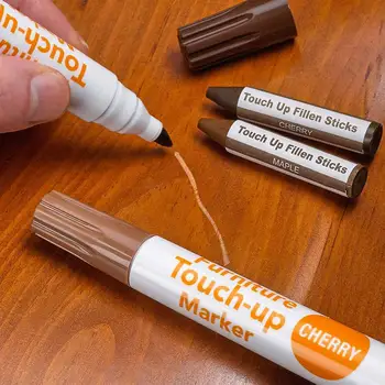 

17PCS/set Solid Wood Furniture Refinishing Paint Floor Color Paste Repair Pen Wood Floor Filling Paint Damaged Scratch Repair