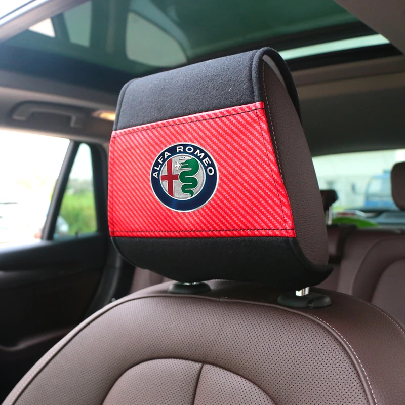 Новинка чехол на подголовник автомобиля с карманом для телефона подходит alfa romeo