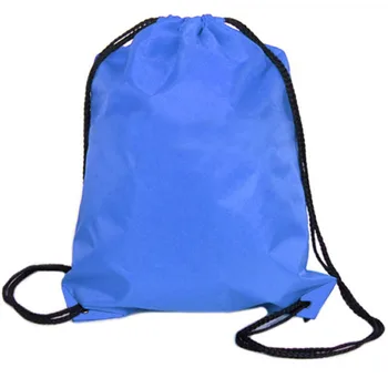 

bag drawstring bag Unisex drawstring backpack packet Solid bag Nylon Drawstring Sport Travel Outdoor Backpack Bags