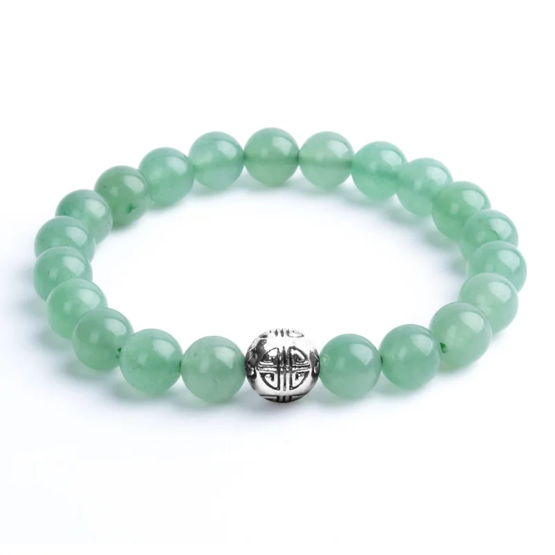 Модное Ювелирное Украшение Lan Li 8 мм зеленый плетеный браслет подходит для