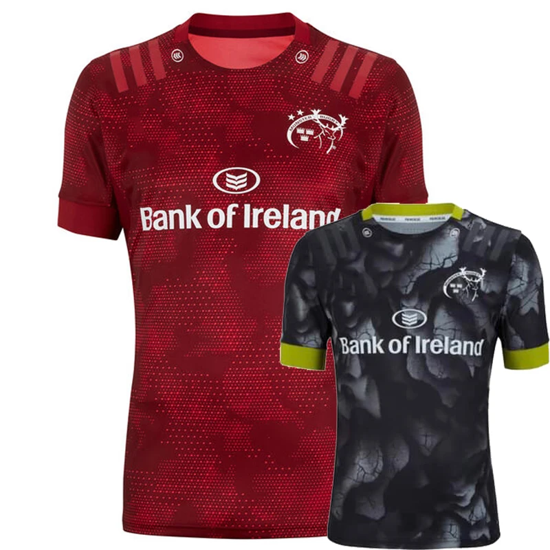 Camiseta deportiva Munster Rugby Home Away para hombre, S-5XL, 2021