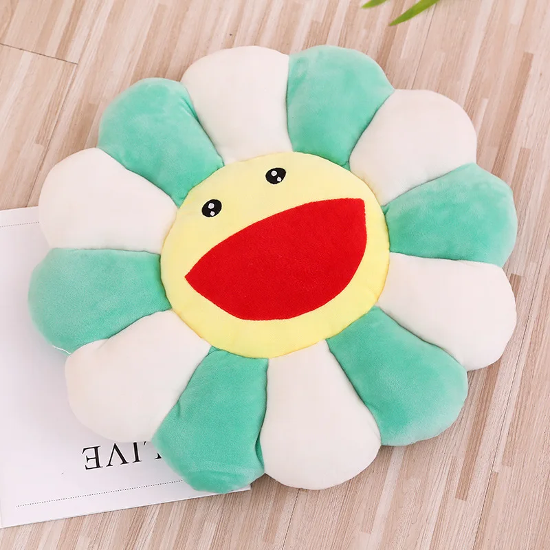 43-100cm sonrisa girasol peluche juguete muñeco de peluche gato