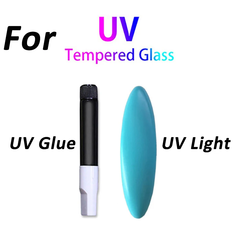 UV Glue And Light For Tempered Glass Special Use All Mobile Phone Screen Protector 3D Full Coverage Protective Film | Мобильные