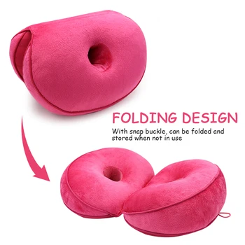 

Dual Comfort Cushion Lift Hips Up Seat Cushion, Beautiful Buttocks Latex Cushion Orthopedic Posture Correction Cushion