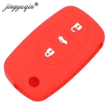 Keyforkess custodia portachiavi in Silicone per auto nuove per Audi A3 A4 A6 A8 TT 3 pulsanti Flip pieghevole chiave a distanza Shell Cover proteggi supporto - Jingyuqin custodia portachiavi in Silicone per auto nuove per Audi A3 A4 A6 A8 TT