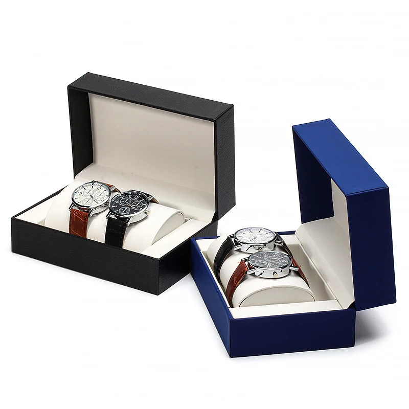 Multifunction Pu Watch Gift Box Necklace Ring Set Jewelry Holder Portable Earring Pendant Organizer Case