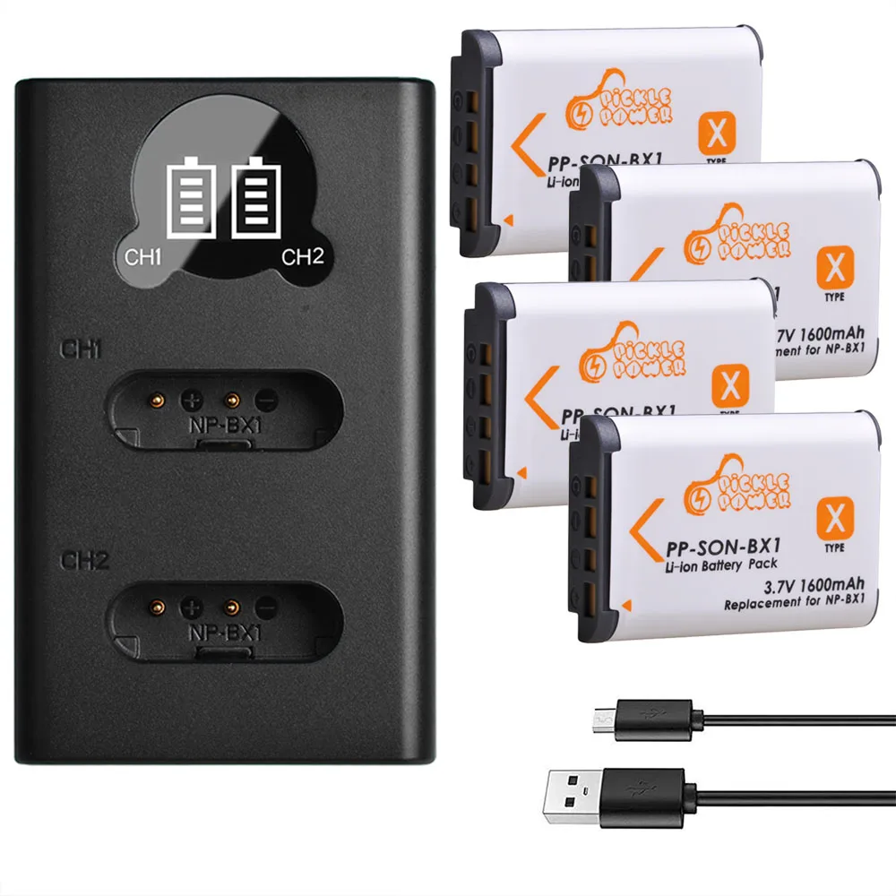 1600mAh NP-BX1 Battery for Sony ZV1F ZV-1 DSC RX1 RX100 M3 M2 RX1R