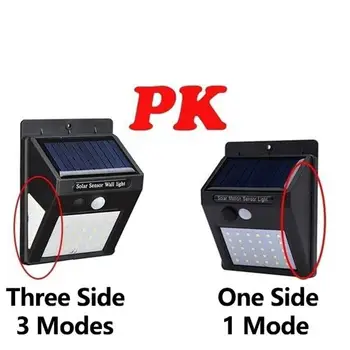 

Solar Wall Lamps 30/40LED Outdoor PIR Motion Sensor Night Light IP65 Waterproof Security Lights for Garden Yard Patio Pathway