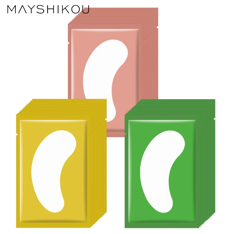 

MAYSHIKOU 10/20/50/100 Pair/Pack Grafting Eyelashes-Extension pads Non-Woven Under Eye patches Lash Paper stickers Makeup Tools