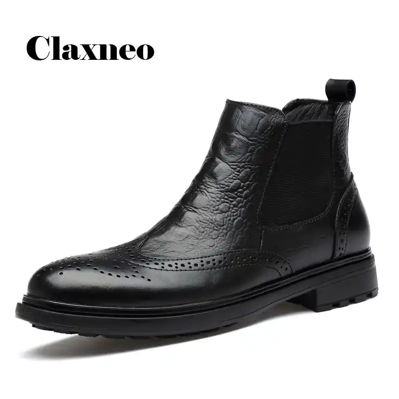 mens warm dress boots