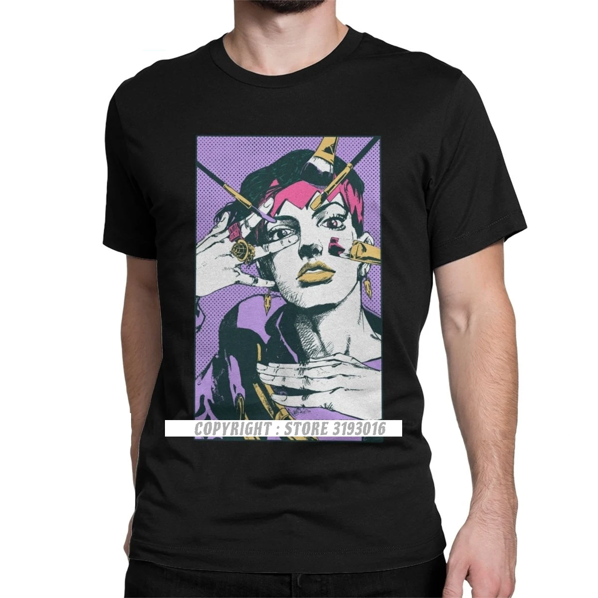 メンズtシャツ 日本の漫画の服 ジョジョの奇妙な冒険 原宿 T Shirts Aliexpress