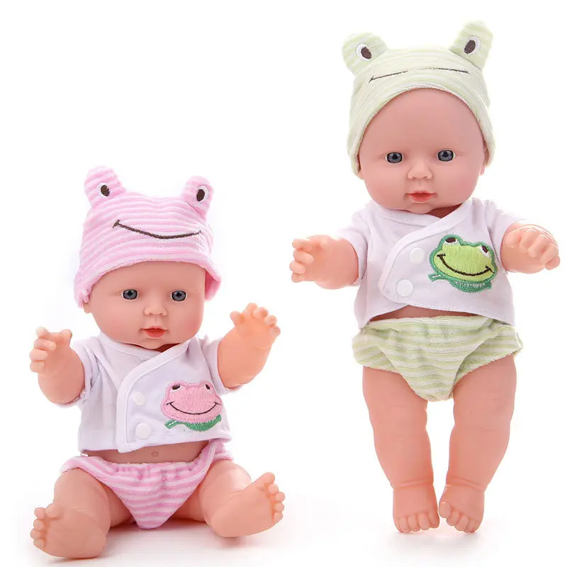 

30cm A Generation of Fat Cross Border Dedicated Vinyl Model Infant Baby Doll Rebirth Infant Doll