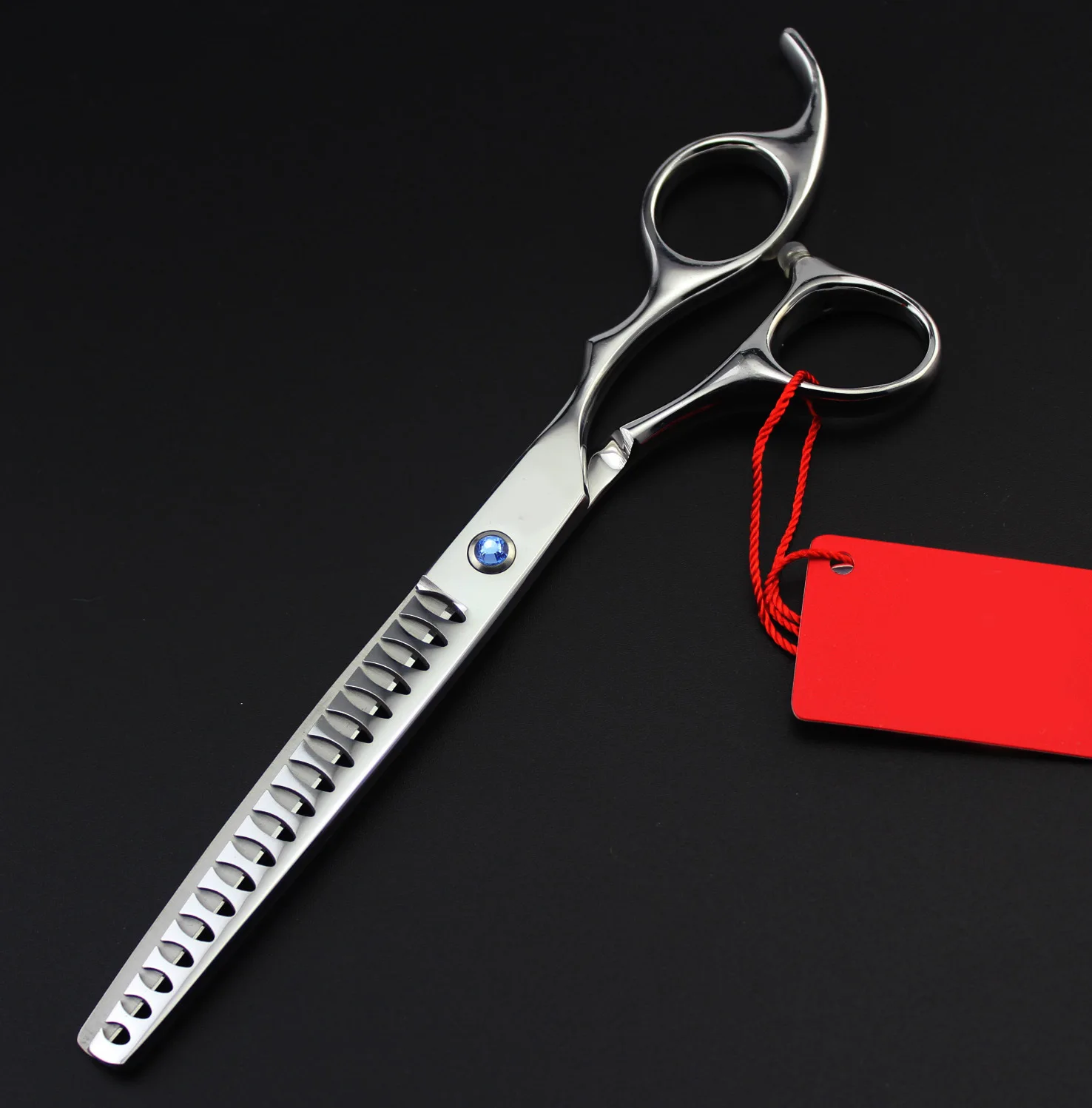 

7.0-Inch Purple Dragon Fish Bone Scissors Pet Beauty Scissors Thinning Scissors