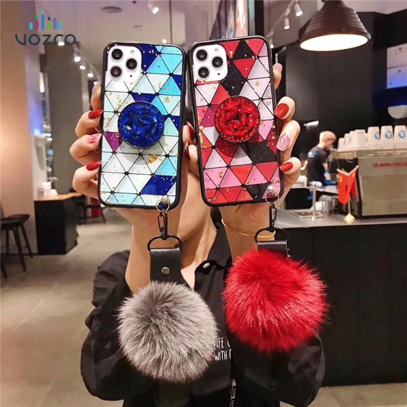 2020 блестящий чехол для IPhone 7 6 6s 8 Plus X XR XS 11 Pro Max 3D модный роскошный брендовый Чехол