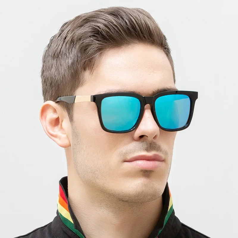 2020 Mens New Fashion Tide Sunglasses Polarized Driving Glasses Square UV400 Protection Eye Cycling Travelling