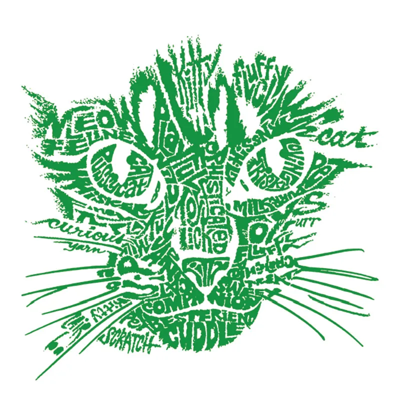 Letters CAT Logo Luminous Patch Iron Ons Patches for Clothing Thermal Transfer Fluorescence Stickers Clothes Free Shipping | Дом и сад