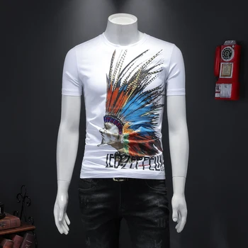 

Vetement Homme Casual Short Sleeve Tshirts Hip Hop Ropa De Hombre 2020 Printed Streetwear Tees Streetwear Men T-Shirt Tops