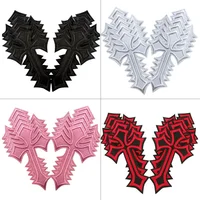 10PCS LOT Cross Embroidered Patches For Clothing Sewing Supplies Decorative Badges Applique Ironing Clothing Jeans Black Cross 1