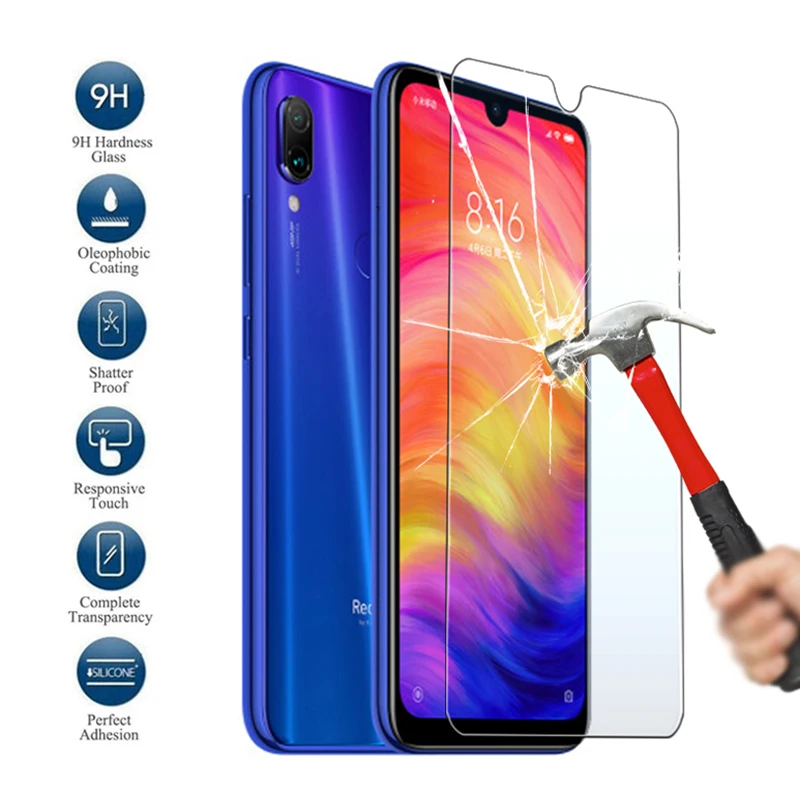 Защитное стекло для Xiaomi Redmi Note 7 8 pro закаленное защитное стекло для экрана kisomi xiomi note7 note8 пленка защита 2.5D