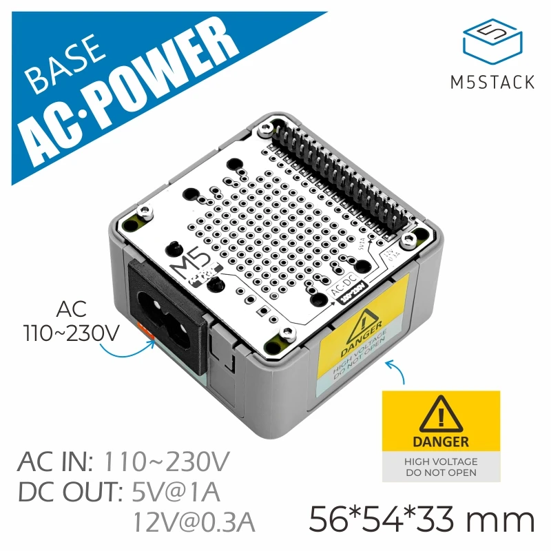 Oficial M5stack Base de Potência ca M5stack Acessórios p/ quadro de demonstração - Imagem 2