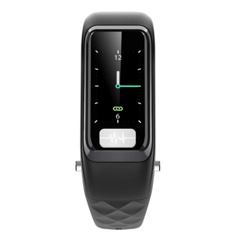 Спортивный браслет Bluetooth наушники фитнес-трек Монитор Сердечного Ритма Смарт-браслет 2 в 1