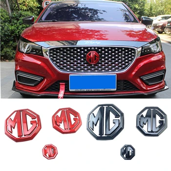 

For MG6 Special Modification Front /Rear Car Label MG6 Stainless Steel Standard Decorative Cover Steering Wheel Stereo Stickers
