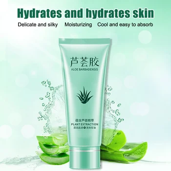 

1/2/4/6 Pcs Aloe Gel Moisturizing Lotion Facial Cream Nourishing Smooth Oil Control Skin Care KG66