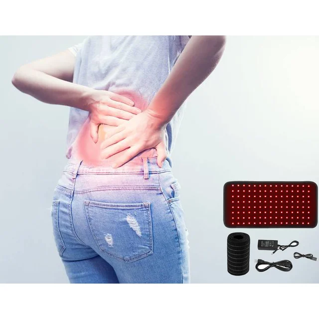 LED Light Therapy Pad Near Infrared and Red Light Therapy Belt Devices 660nm 850nm Large Pads Wearable Wrap for Pain Relief 6