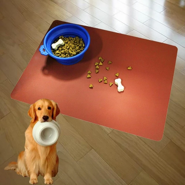 Silicone Food Feeding Dog Mat, Dog Food Silicone Placemat