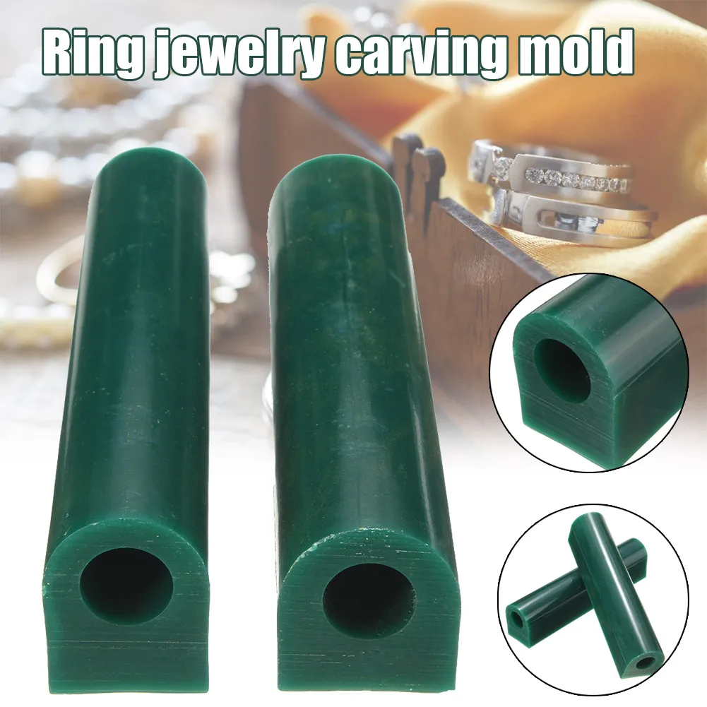 

Ring Jewelry Wax Tube Mould Carving Mold Jewelry Making Tool Casting DIY Green Round Hole Tube SP99