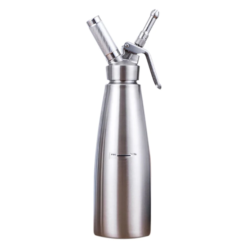 

Stainless Steel Whipped Cream Dispenser Bundle with Three Nozzles Kitchen Cream Dispenser Dessert Tools