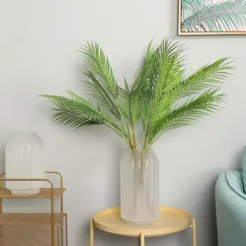 

Tail Sunflower Leaf Artifical Palm Leaf Simulation Scattered Tail 6 Leaves Elegant Nordic Photo Props Hotel Wreath Home Office