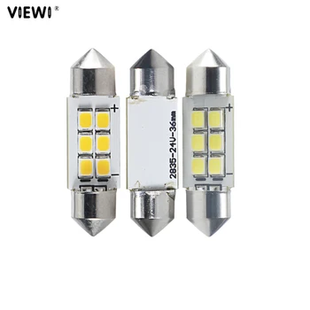 

led Festoon 36mm 2835 C5W Dc 24 volt lights Canbus Car Interior Light 24V 1W truck Dome Lamp lorry License Plate bulbs