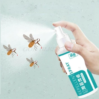 

100ML Mosquito Repellent Spray Insect Repellent Plant-Based Bug Spray Pump Spray Drop Shipping