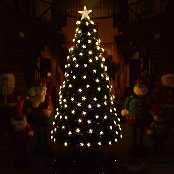 

LED Lighting Christmas Tree Set Christmas Decorations 1.5 Meters Optical Tree Fiber Tree 1.8 Meters New Christmas Tree for Home
