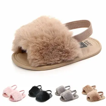 

Fashion Newborn Infant Baby Girl Anti-slip Flip-flop Sandals Toddler Kids Shoes Prewalker First Walkers Trainers 0-18M