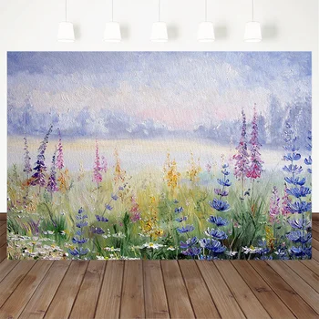

Mocsicka Photography Background Oil Painting Backdrop For Photo Abstract Landscape Backgrounds Photographic Video Polyester