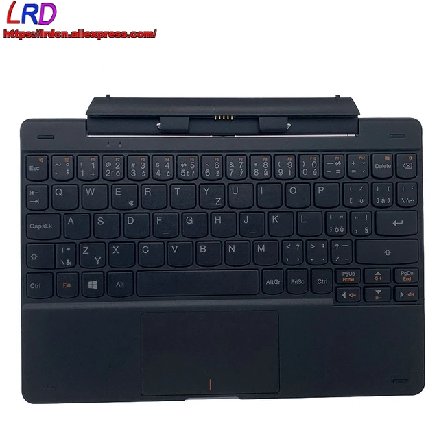  Teclado para portátil Lenovo para Ideapad D330-10IGM Color  Negro Diseño Inglés de EE. UU : Electrónica