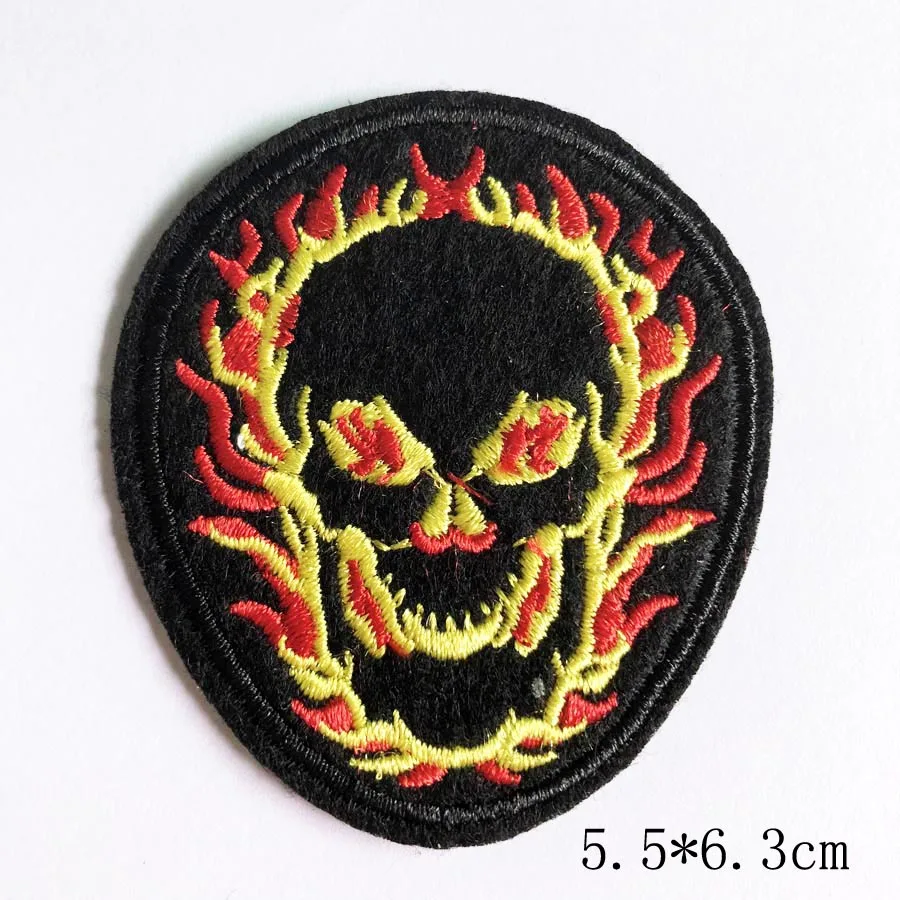 Skull Hand Cartoon Embroidered Iron-On Patch - DIY Apparel Accessory