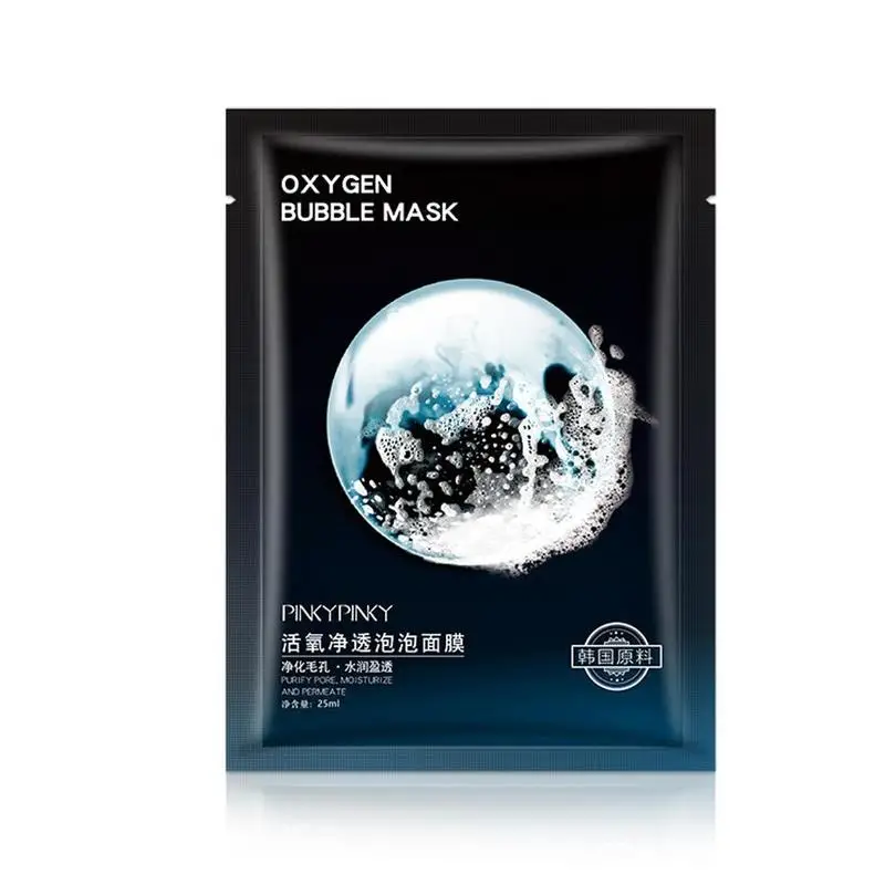 Natuurlijke Detox Zuurstof Houtskool Bubble Zwart Vel Masker