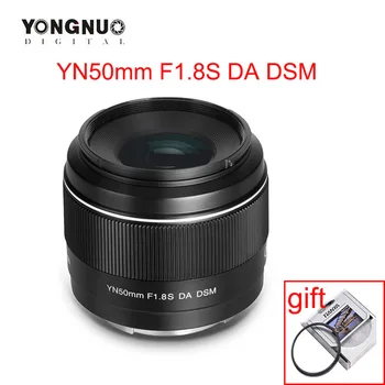 

Yongnuo YN50mm F1.8S DA DSM for Sony APS-C APC-C AF/MF Format a6400 Micro Single E Mouth Automatic 50mm 1.8 Lens with USB