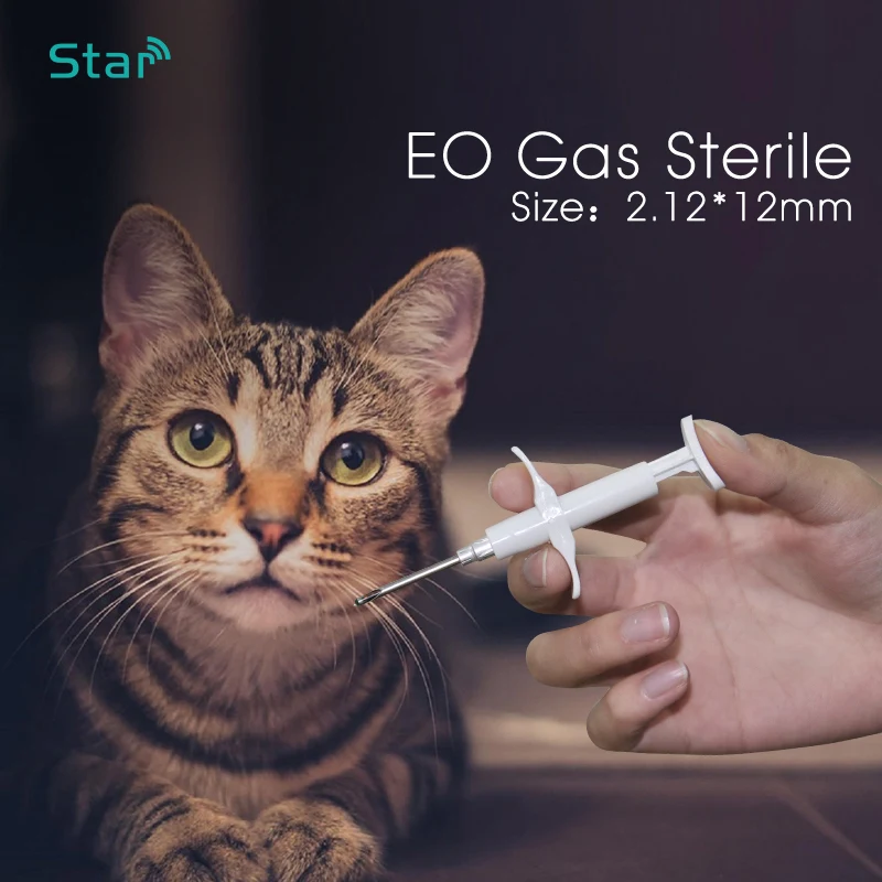 ISO Animal Id Syringe Rfid Injector with glass transponder 2.12*12mm set x10 | Безопасность и защита