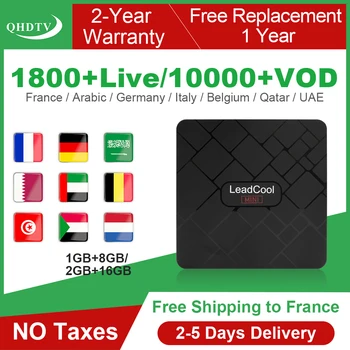 

IPTV France Arabic QHDTV Android 8.1 Leadcool mini IPTV Subscription Belgium Netherlands Spain IPTV French no app included