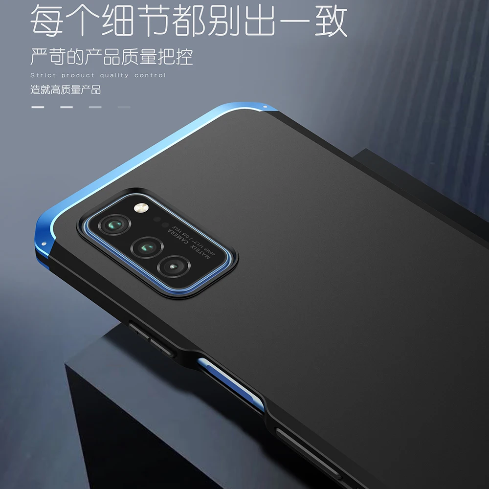 Текстурированный противоударный металлический каркас пластик для huawei Honor V30 алюминиевый сплав бампер Honor V30 с подарком