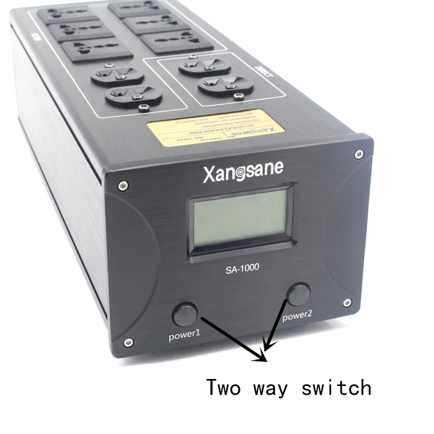 Аудиосистема Hifi 10 каналов для розеток Schuko/US/AU шумоподавляющий фильтр кондиционер