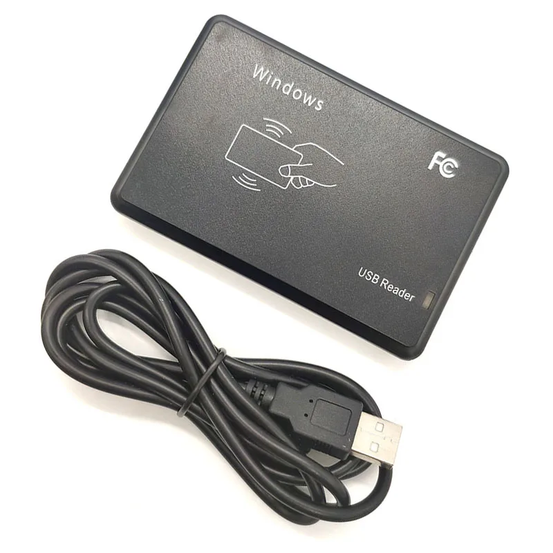 

5pcs/lot RFID Reader 125KHz 13.56MHz USB Reader Proximity Sensor Smart Card Reader for Access Control