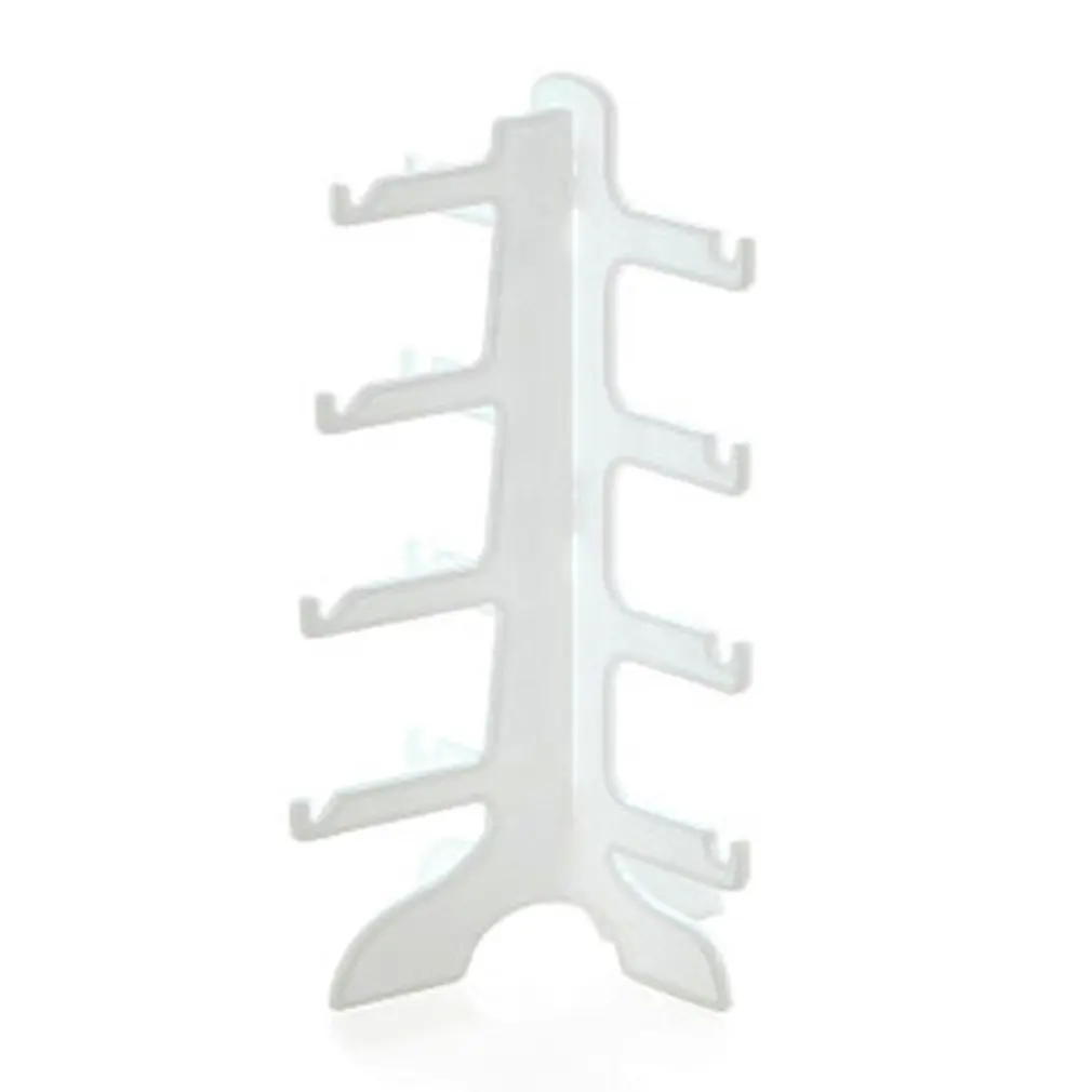 

4 Layer Plastic Frame Display Stands 3 Colors Fashion Sun Glasses Eyeglasses Plastic Eyewear Counter Showing Stand Holder Rack