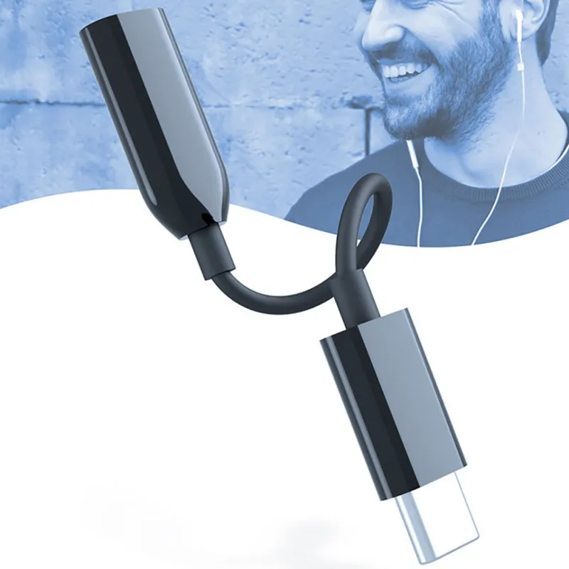 

Practical Durabel Portable Type-c To 3.5mm Adapter Cable For MI Huawei Phone Accessories