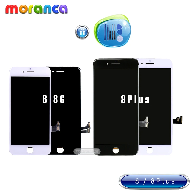 

Grade AAA+++ Screen for IPhone 8 8 Plus LCD OEM Display Digitizer Assembly Replacement with 3D Touch Warranty Lens Pantalla